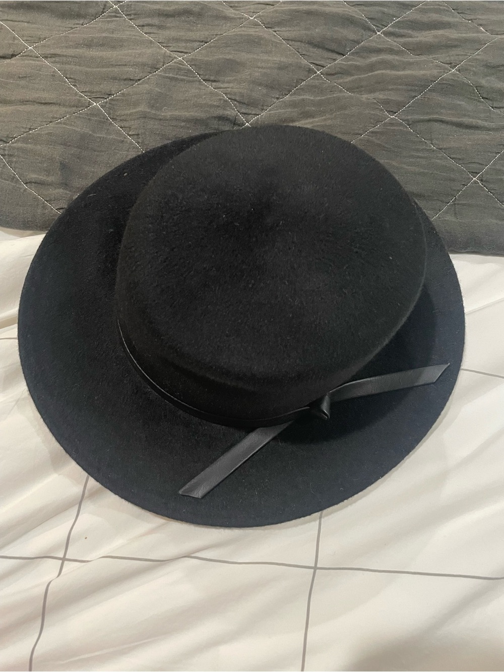 Classic Black Wool Bowler Hat